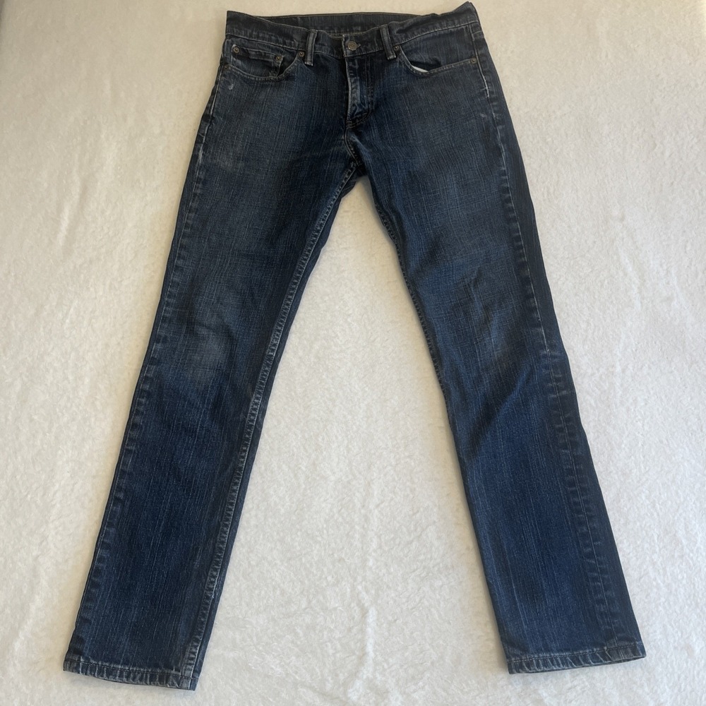 Levis 511 Jeans 32x32 (Actual:‎ 34x32) Blue Slim Fit Medium Wash Stretch Denim